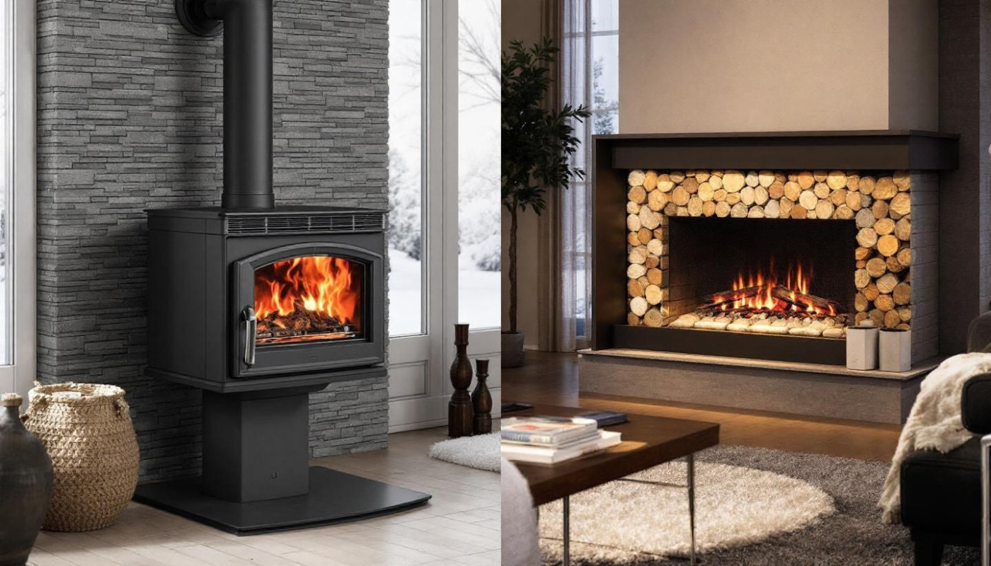 Comment choisir entre une cheminée à bois et une cheminée à gaz ?